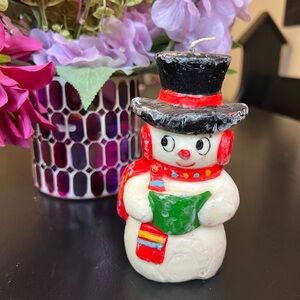 Gurley Style Christmas Candle Frosty The Snowman Vintage 50s See Details